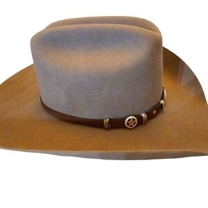 Men's 3x beaver western hat size 7 3/8